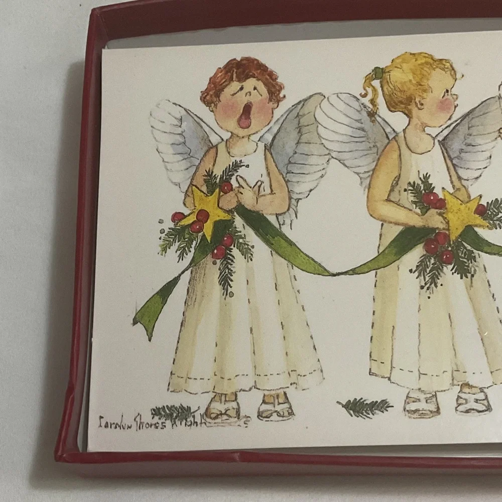 Angel Christmas Card Set ( 11 cards and envelopes)